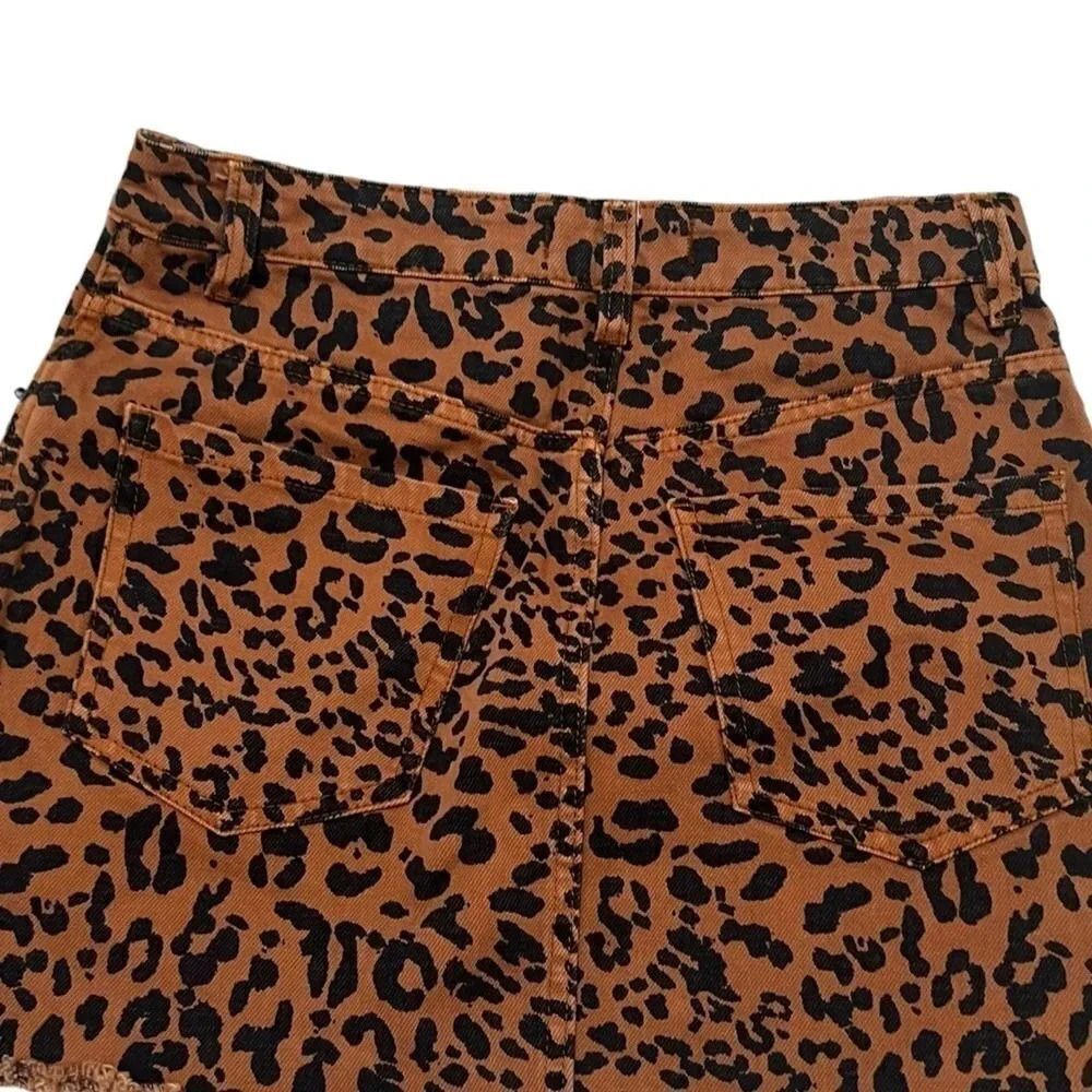 Free people Leopard Print Denim We The Free Mini Skirt by we the Free 27 4 - Picture 8 of 13